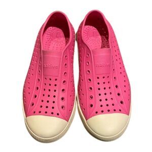 Native Shoe Pink Jefferson Waterproof Sneaker Shoes Big Kids Size J4